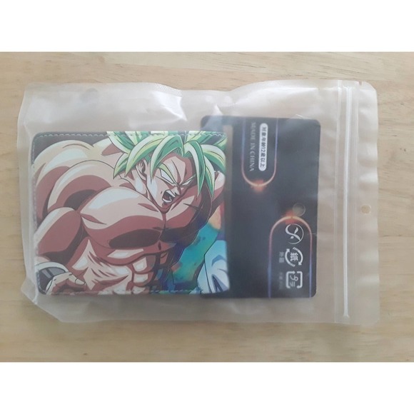 Japanese Anime Dragonball Characters One Size Leather Purse Blue Wallet - Picture 3 of 3